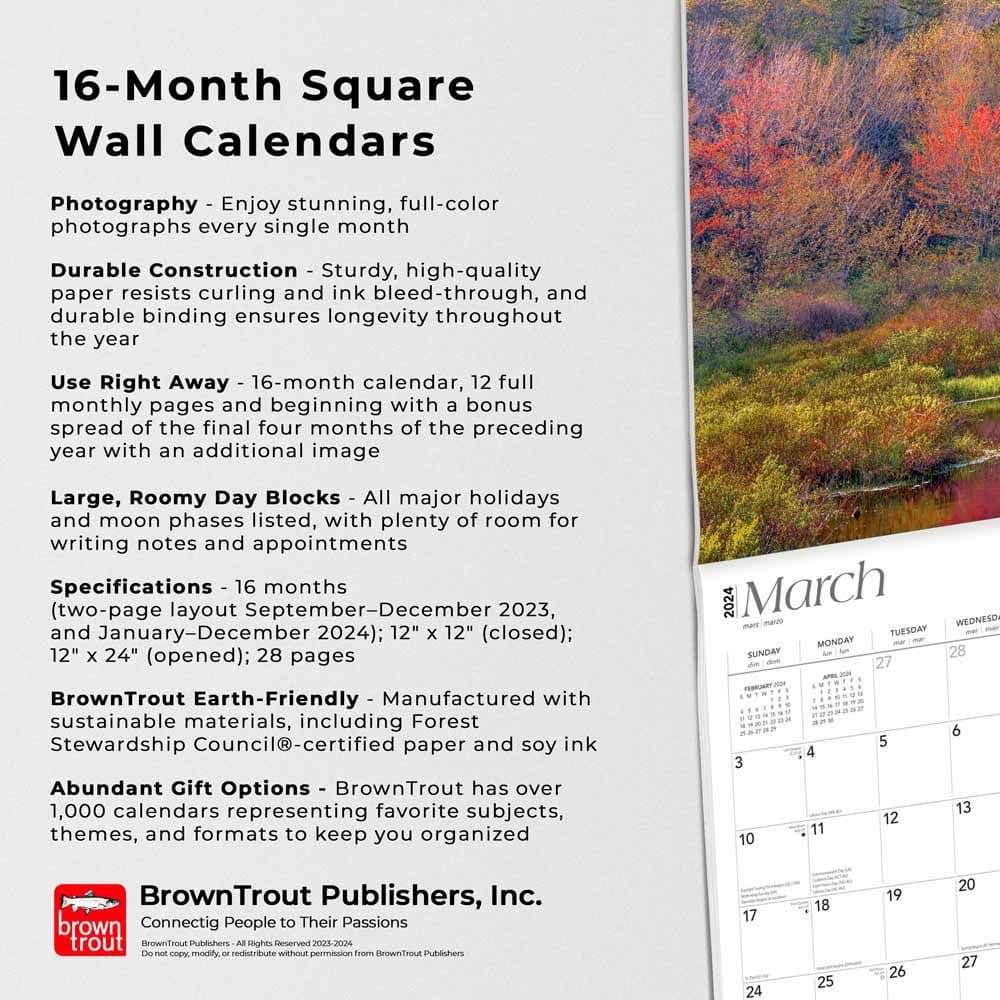 Maine Wild and Scenic 2024 Wall Calendar Fourth Alternate Image width=&quot;1000&quot; height=&quot;1000&quot;
