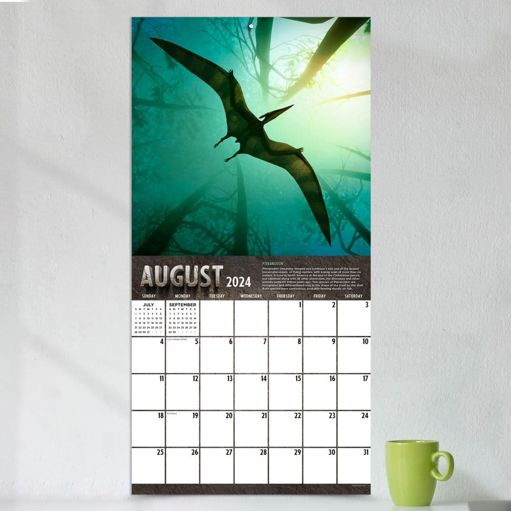 Dinosaurs 2025 Wall Calendar