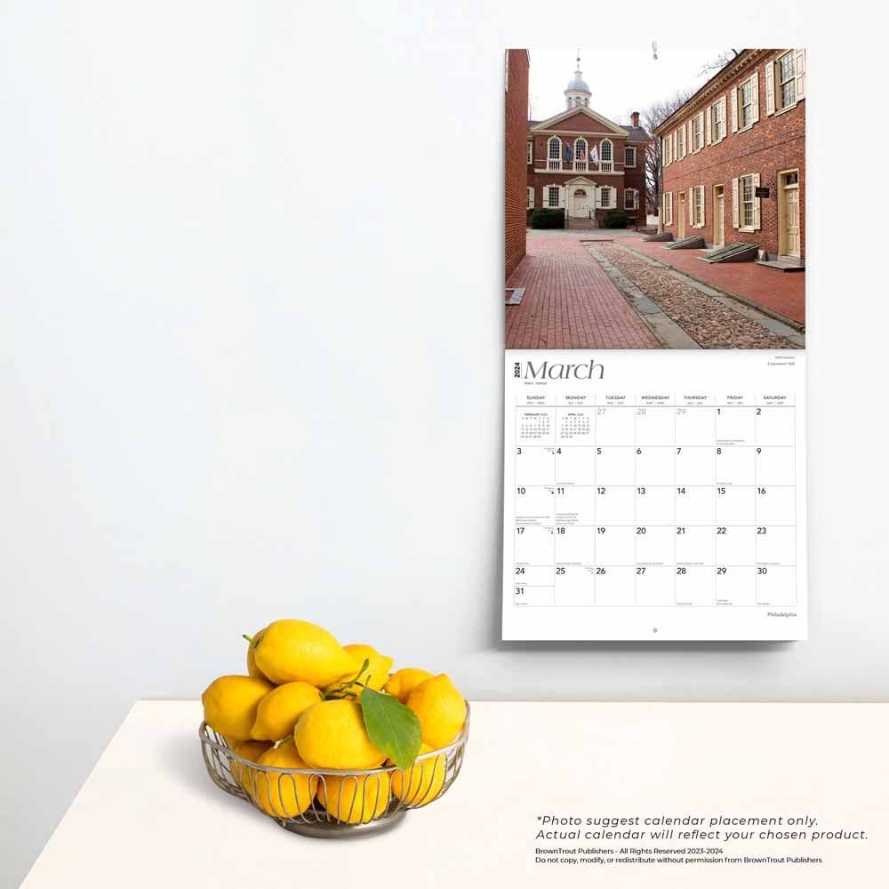 Philadelphia 2024 Wall Calendar