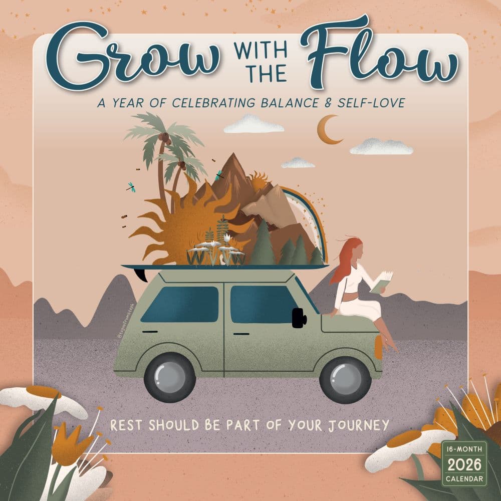 Grow with the Flow 2026 Wall Calendar_Main Image