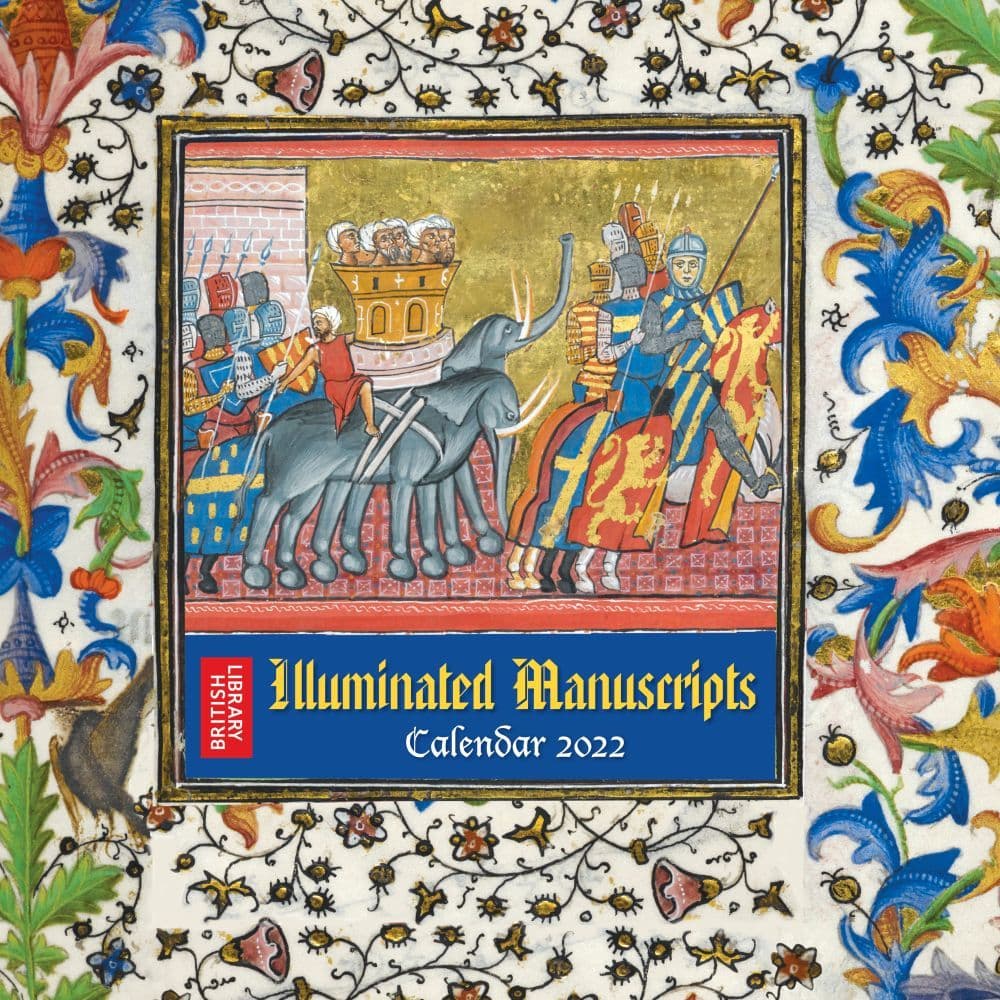 British Library Illuminated Manuscripts 2022 Wall Calendar - Calendars.com