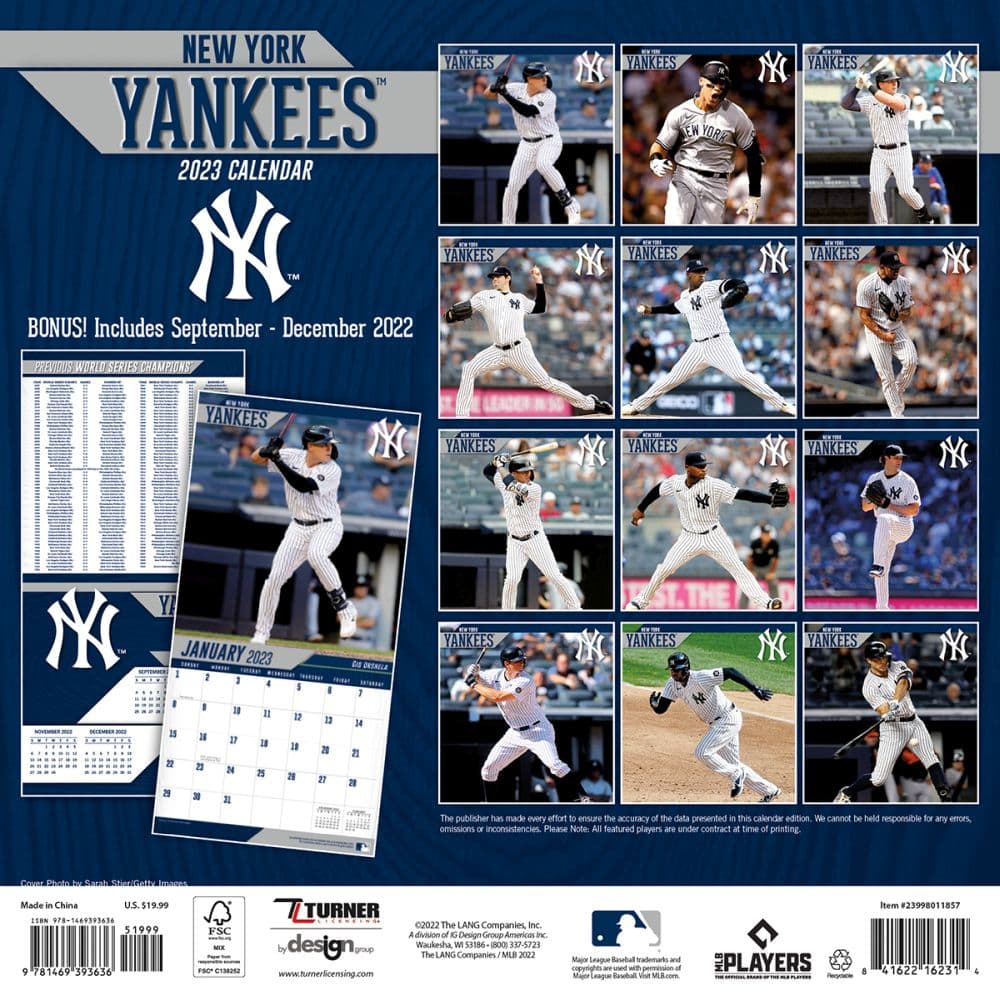 mlb-new-york-yankees-2023-wall-calendar-calendars