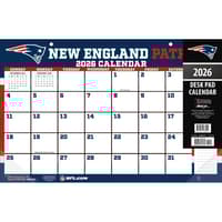 image NFL New England Patriots 2026 Desk Pad