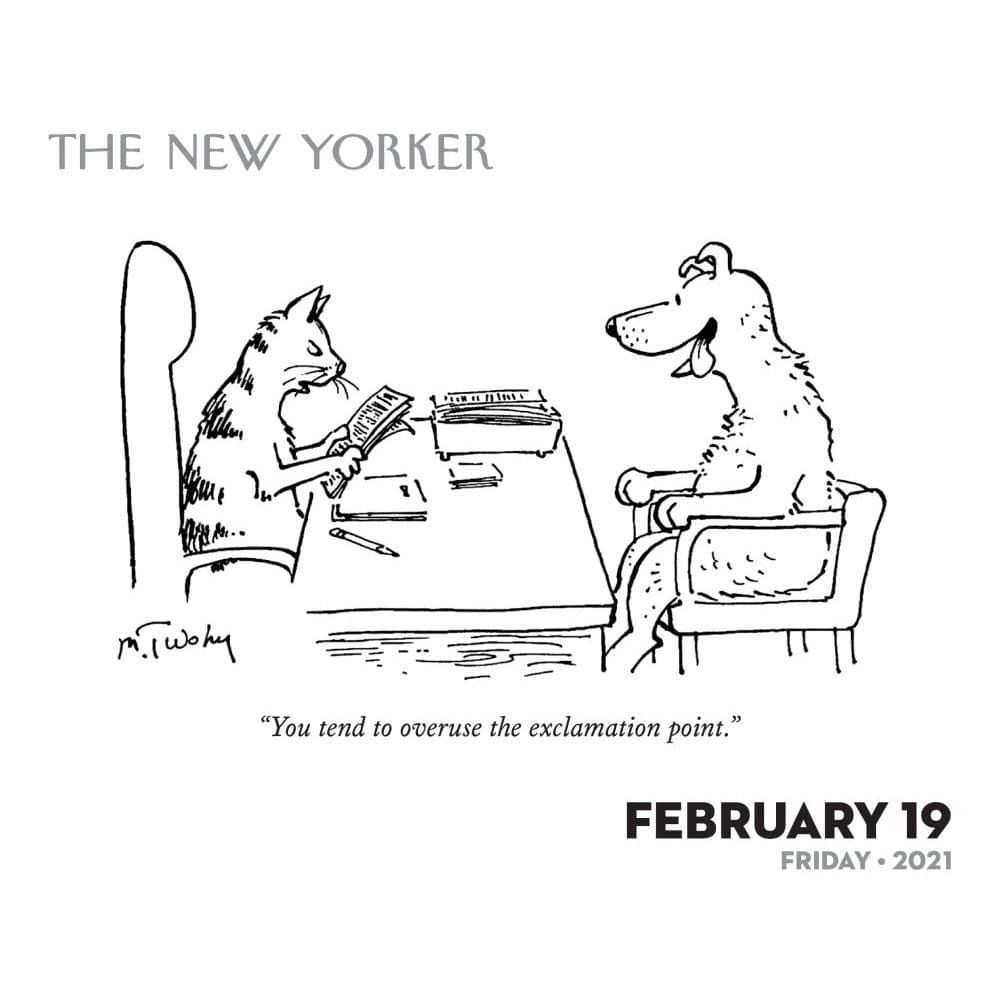 New Yorker Cartoons 2021 Desk Calendar - Calendars.com