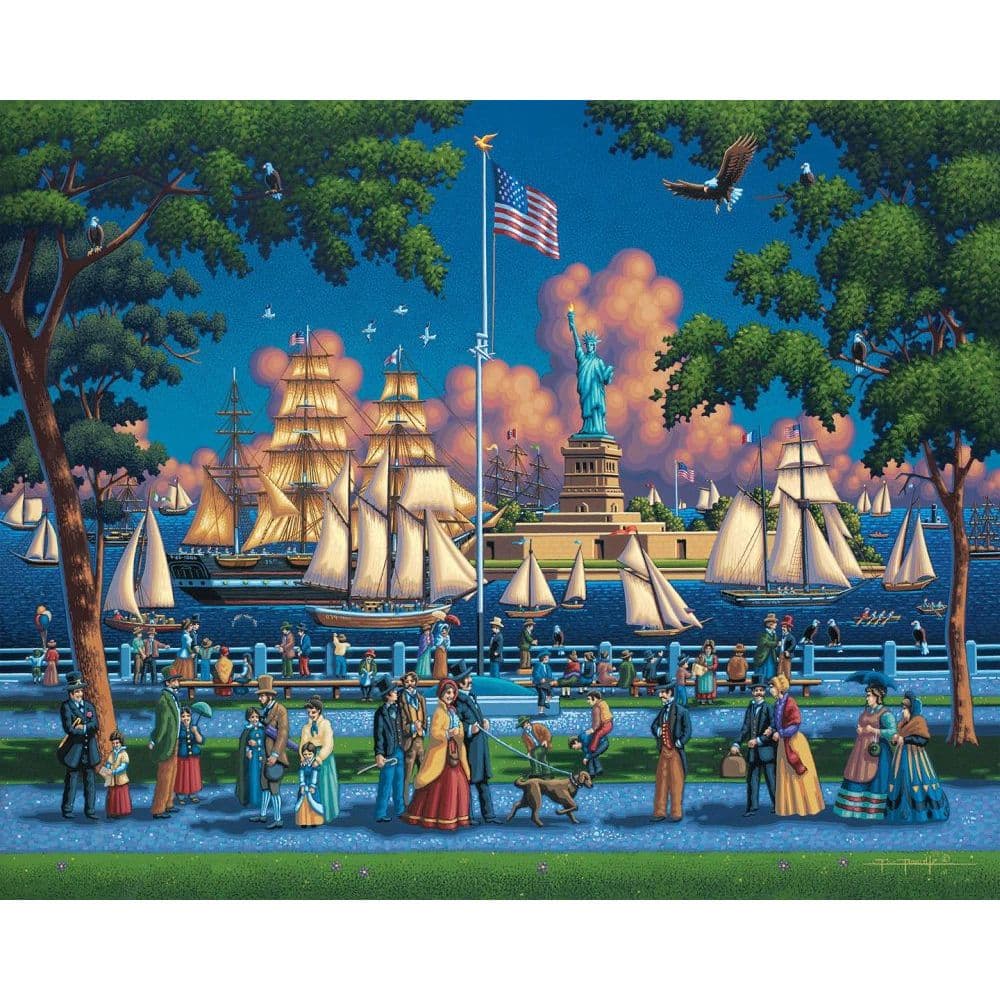 Statue of Liberty 500pc Puzzle Alternate Image 1