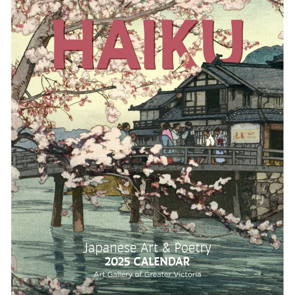 Haiku Japanese Art and Poetry 2025 Wall Calendar Main Image