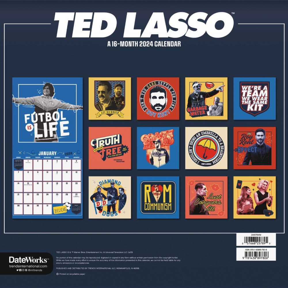 Ted Lasso 2024 Wall Calendar Calendars Com   C86fbf24 386d 4fb2 Ac70 1df984948879