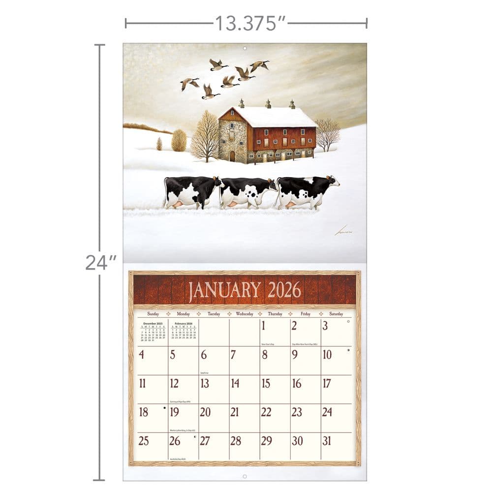 Cows Cows Cows 2026 Wall Calendar by Lowell Herrero_ALT6