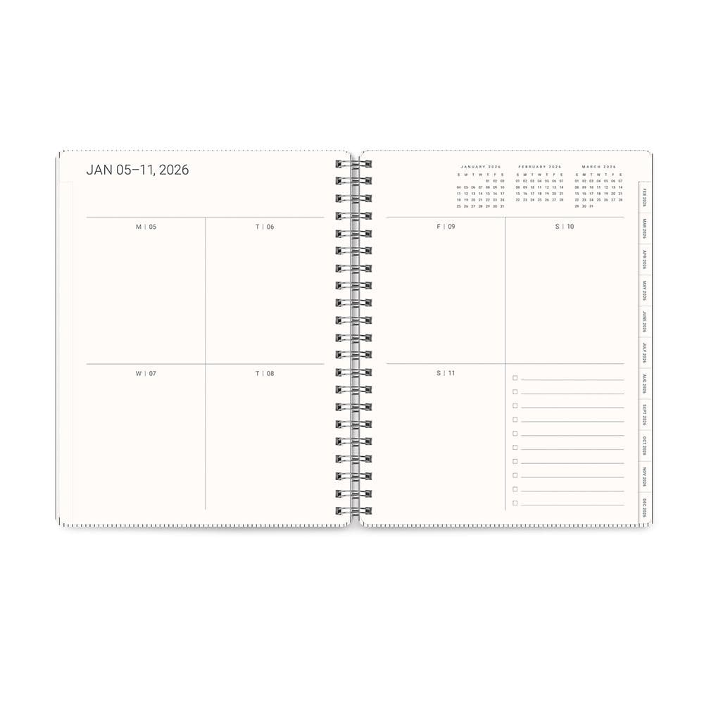 Midnight Black Baxter 2026 Planner Tenth Alternate Image
