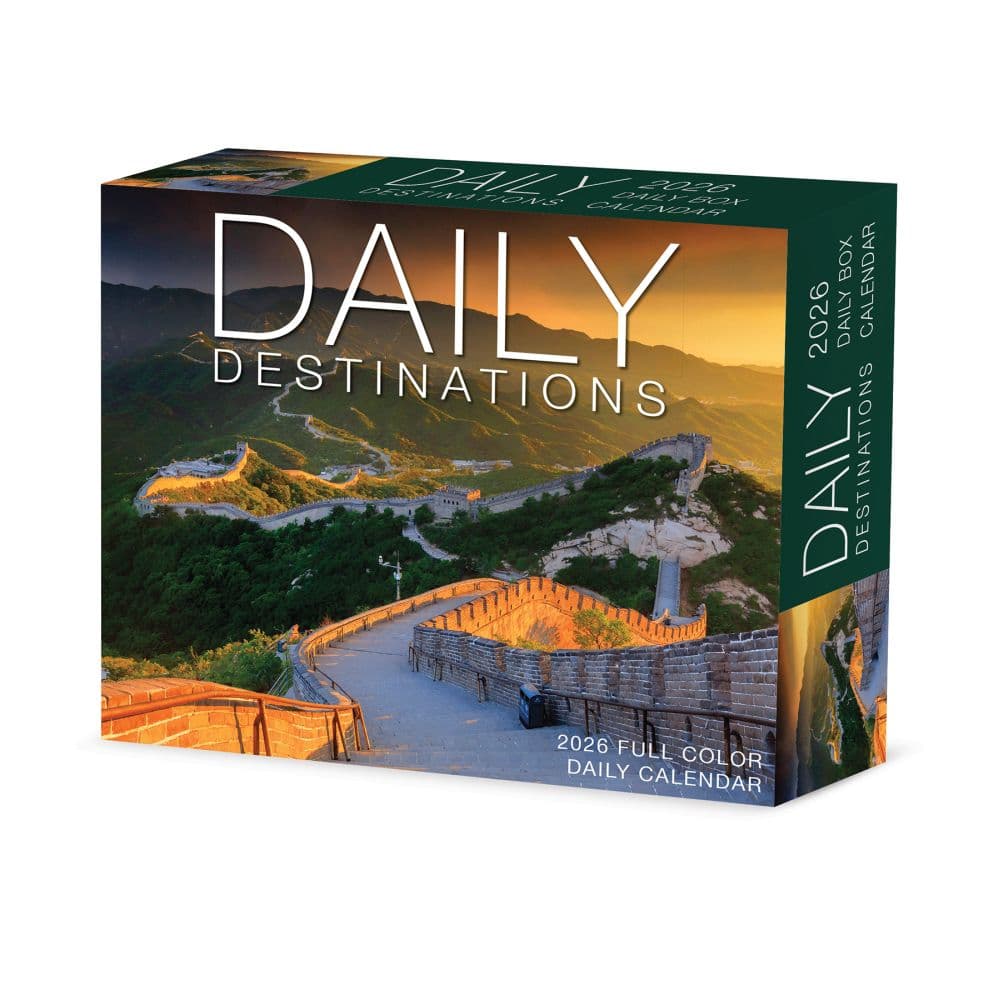 Daily Destinations 2026 Desk Calendar Main Image