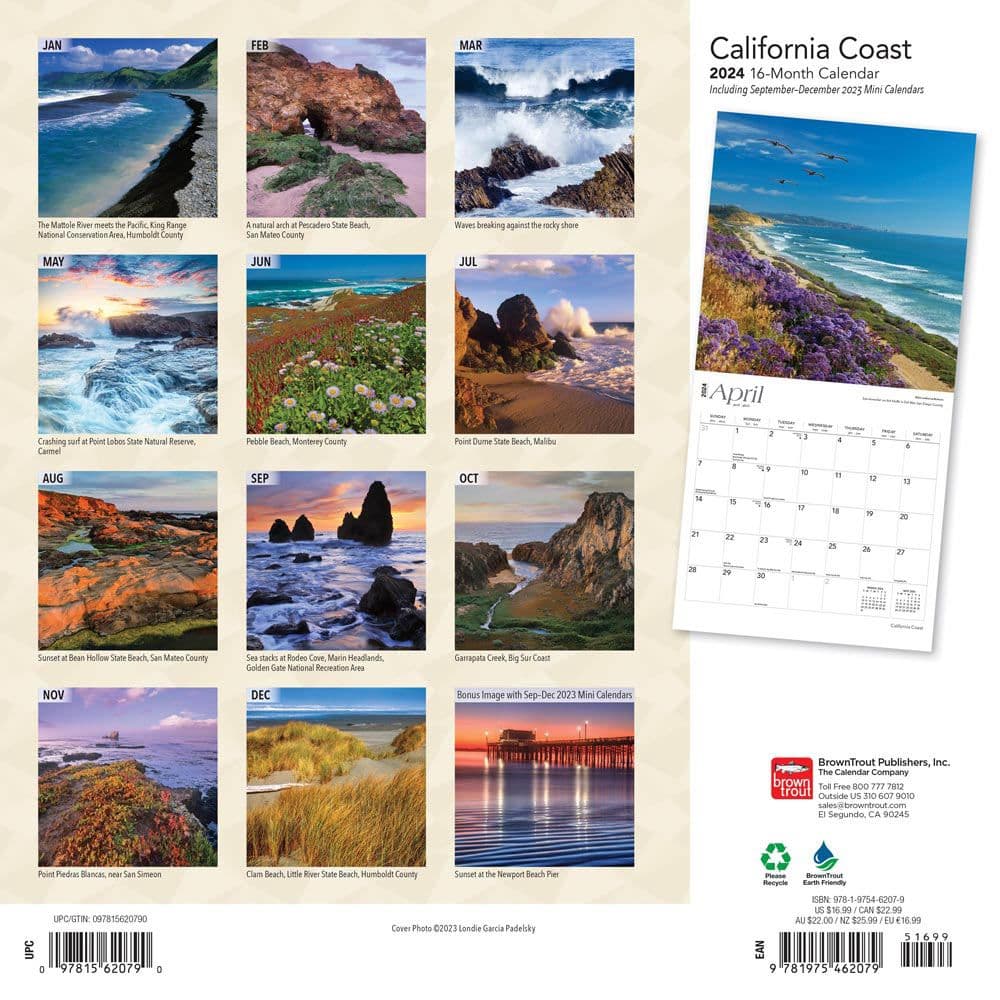 California Coast 2024 Wall Calendar First Alternate  Image width=&quot;1000&quot; height=&quot;1000&quot;