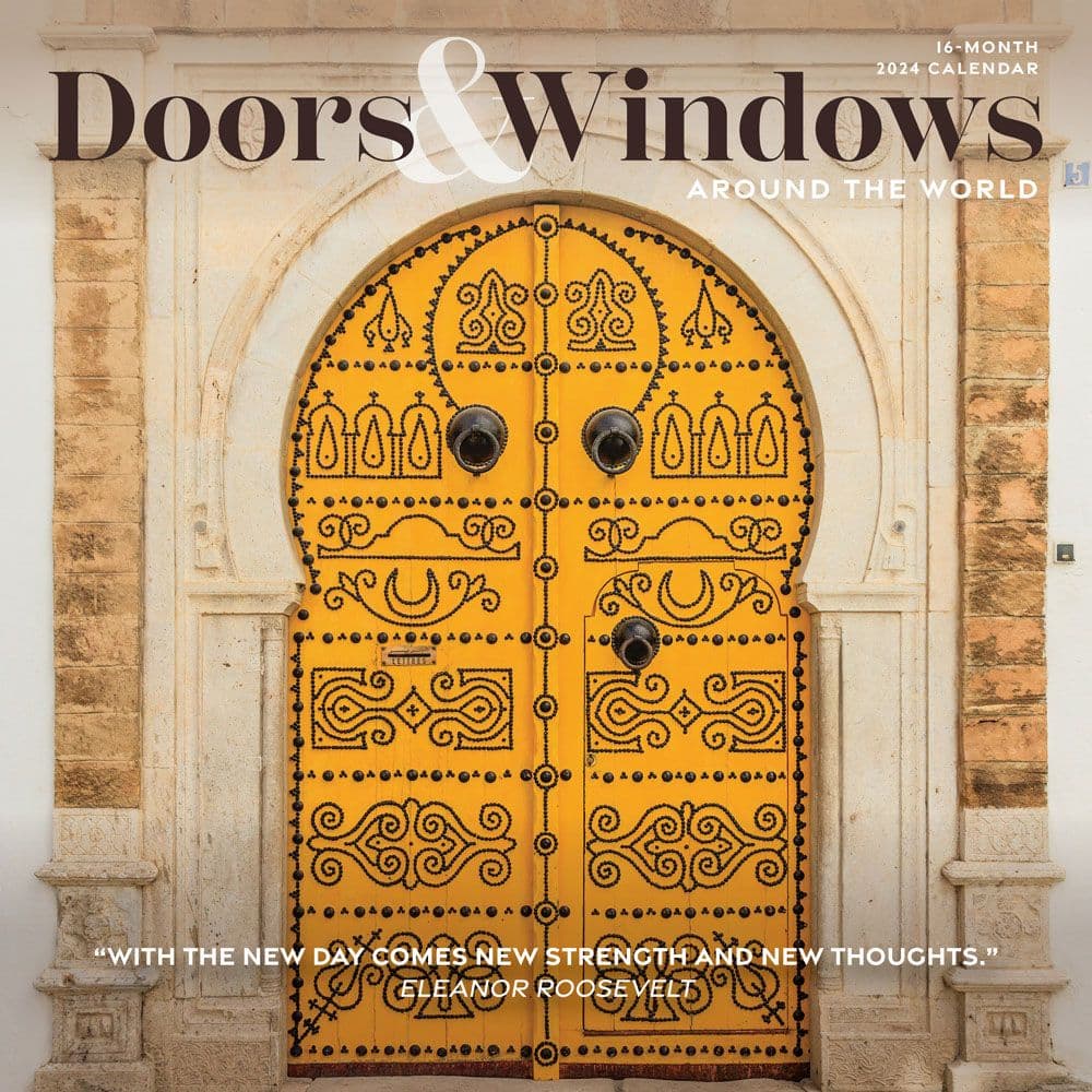 Doors and Windows 2024 Wall Calendar