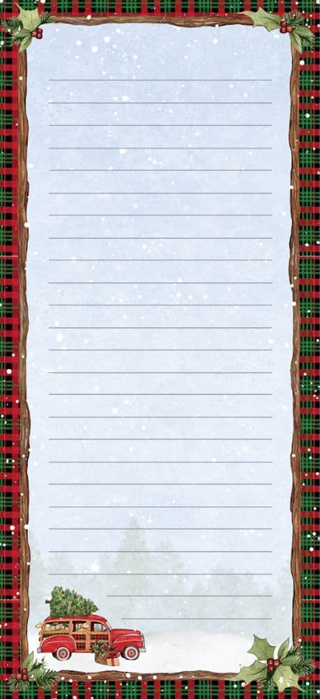 Home for Christmas Mini List Pad by Susan Winget Main Image