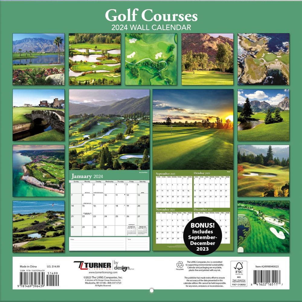 Golf Courses Photo 2024 Wall Calendar Calendars Com   C898d81f E112 4698 9cd4 2f4d98b16f1f