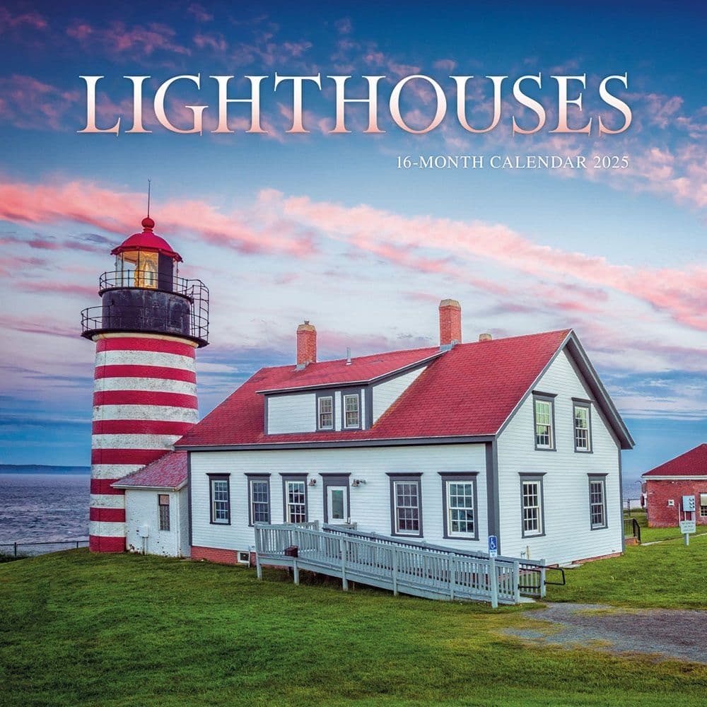 Lighthouses 2025 Wall Calendar  Main Image