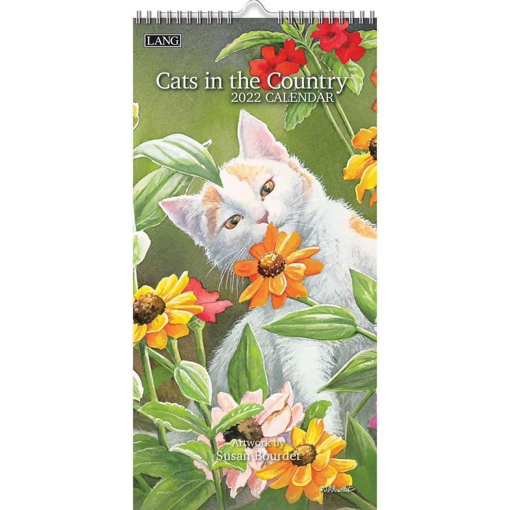 Cats In The Country 2022 Vertical Wall Calendar