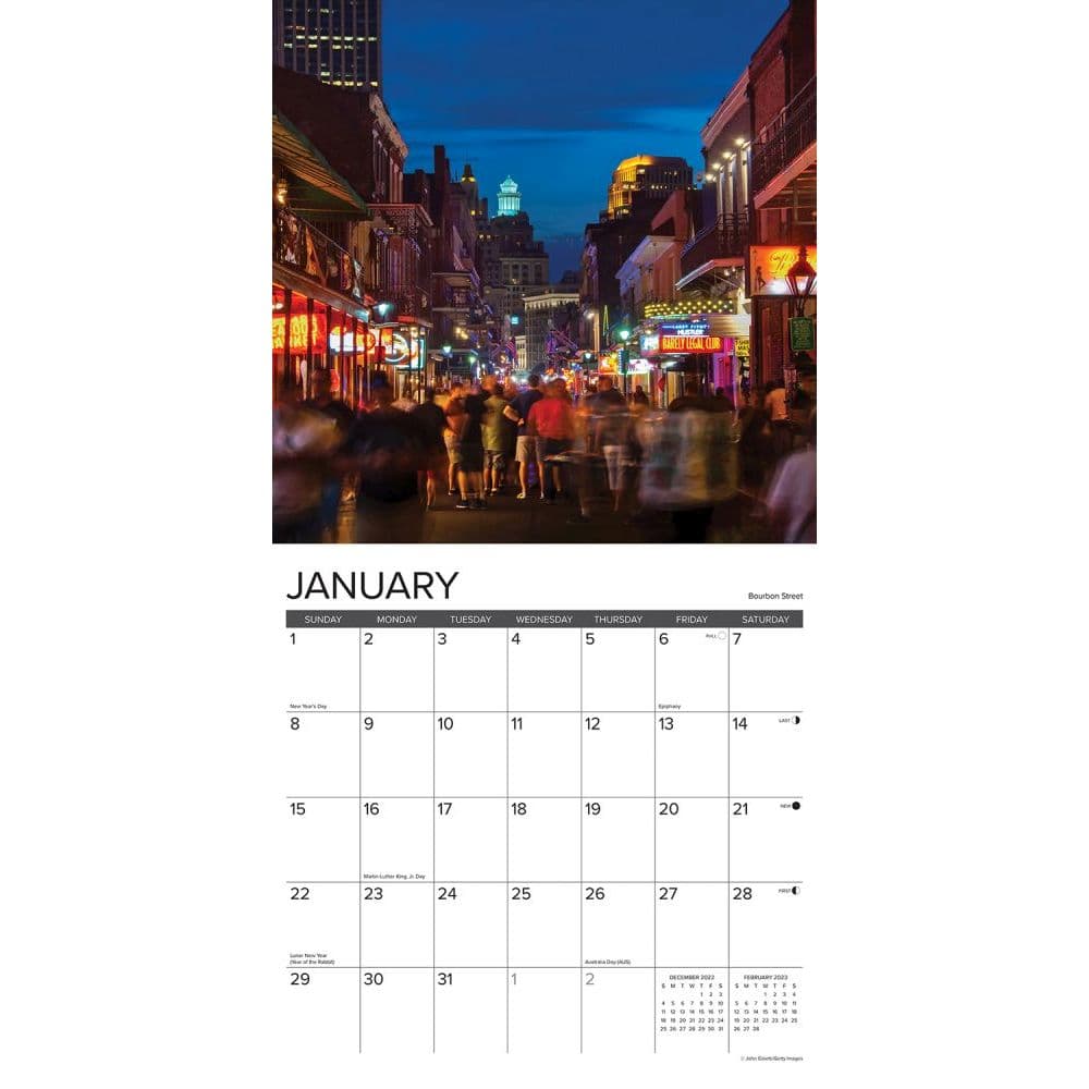 New Orleans Calendar 2023 Walk In New Orleans 2023 Wall Calendar - Calendars.com