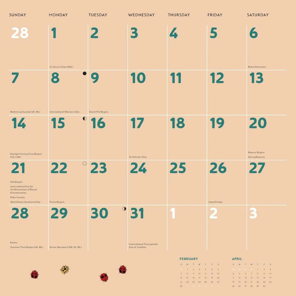 My Neighbor Totoro 2027 Wall Calendar Second Alternate Image