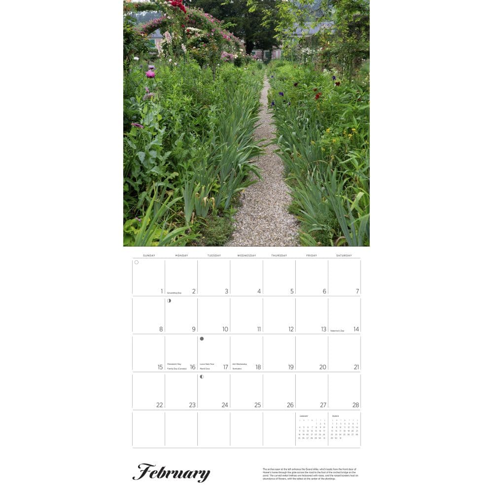 Claude Monets Passion 2026 Wall Calendar Fourth Alternate Image