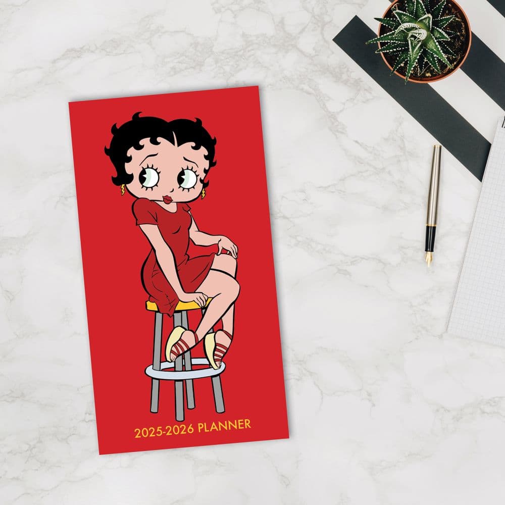 Betty Boop 2025 Monthly Pocket Planner Third Alternate Image width=&quot;1000&quot; height=&quot;1000&quot;