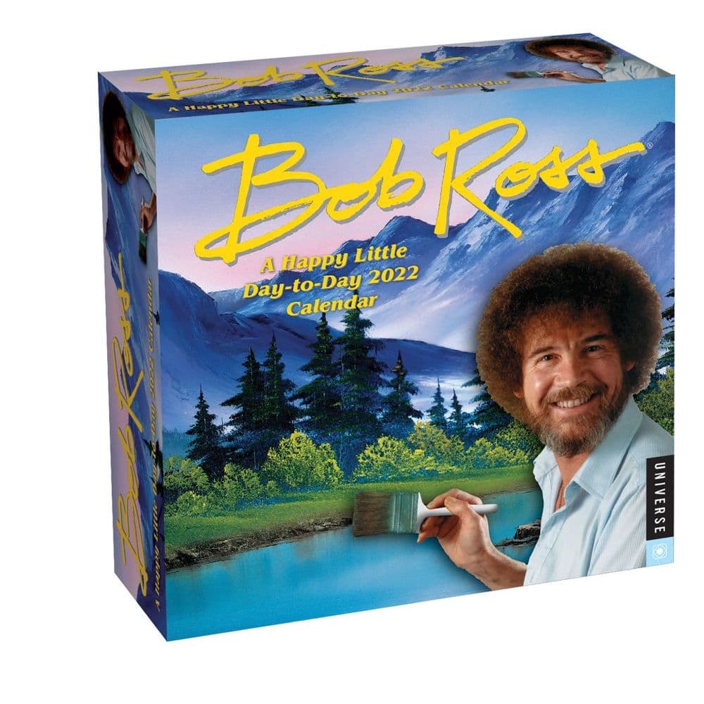 Bob Ross A Happy Little Day-to-Day 2022 Calendar
