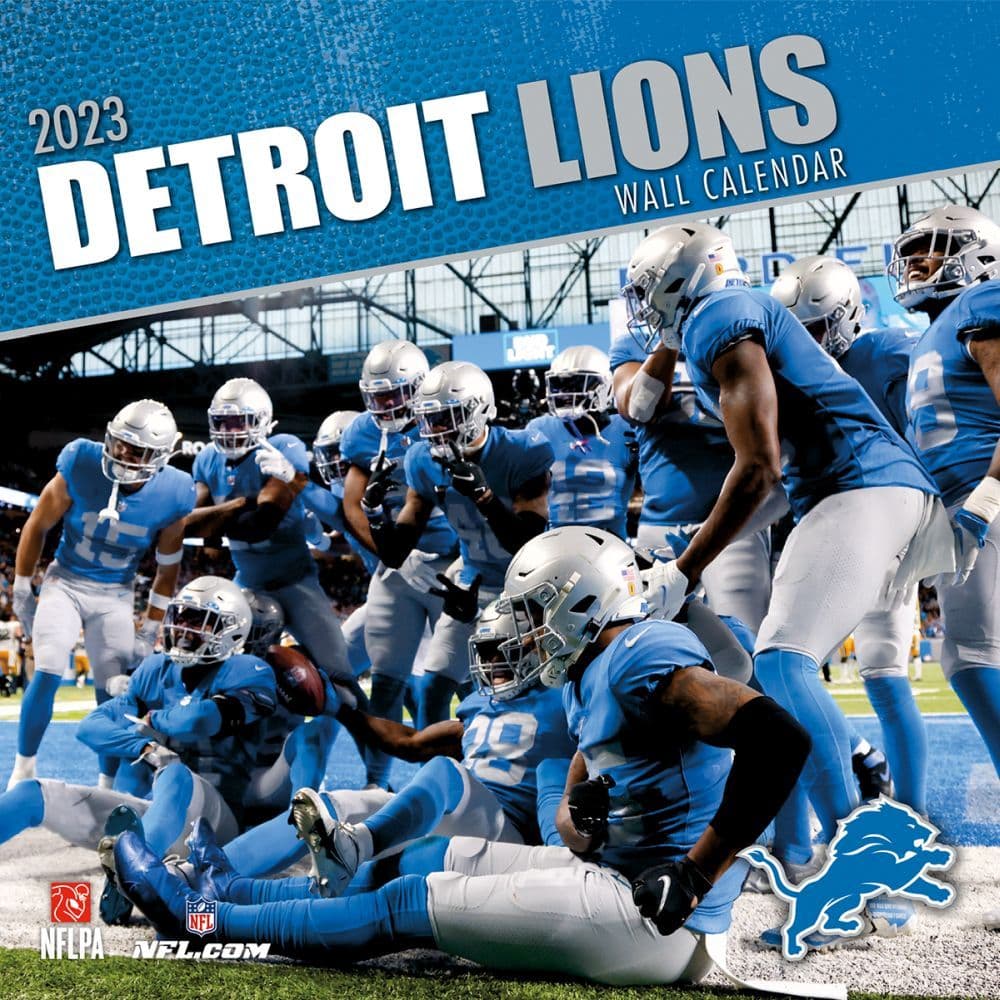 Detroit Lions 2023 Wall Calendar