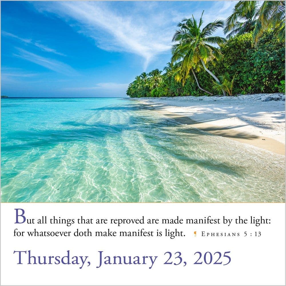 Bible Verses 2025 Desk Calendar