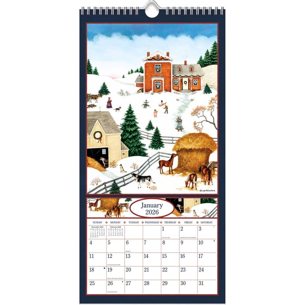 Linda Nelson Stocks 2026 Vertical Wall Calendar_ALT1