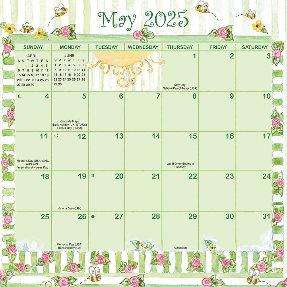 Joyful Seasons Magic Grip 2025 Wall Calendar Fourth Alternate Image width=&quot;1000&quot; height=&quot;1000&quot;