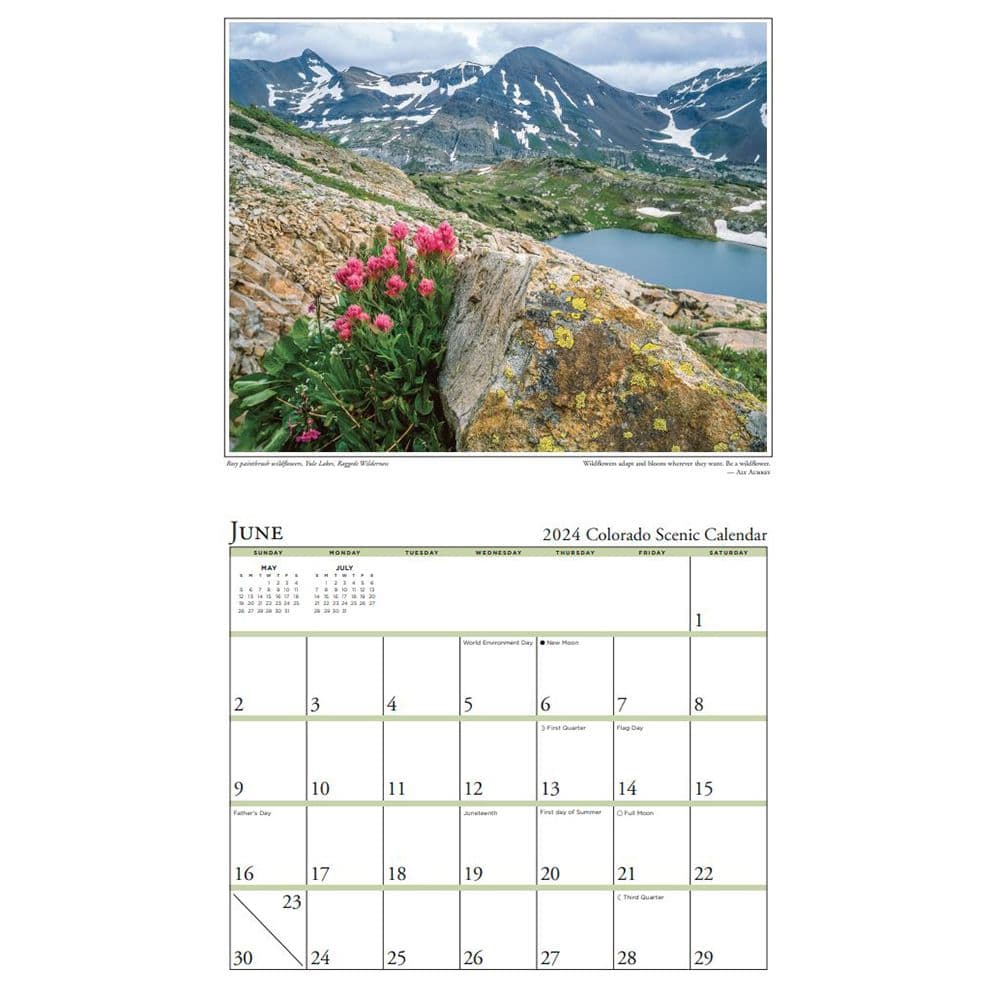 Colorado Fielders 2024 Wall Calendar