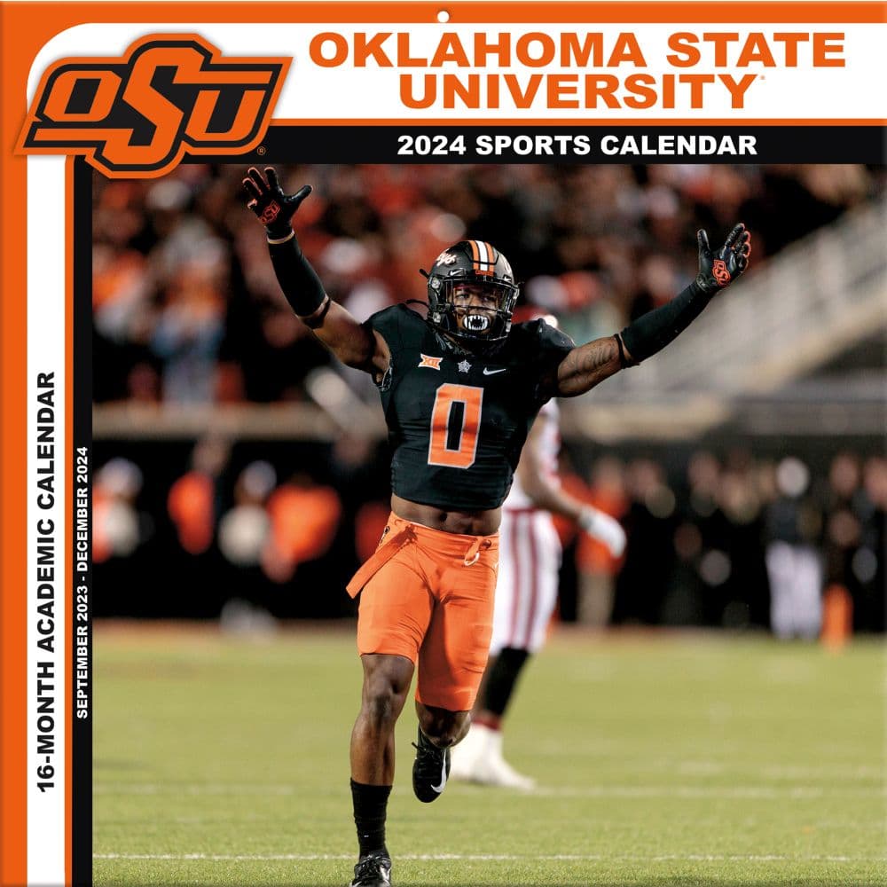 COL Oklahoma State Cowboys 2024 Wall Calendar