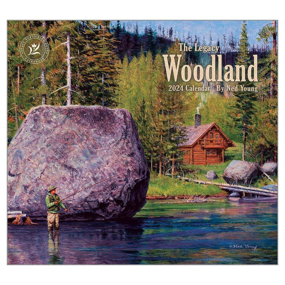 Woodland by Ned Young 2024 Wall Calendar