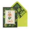 image Pomeranian St. Patrick&#39;s Day Card