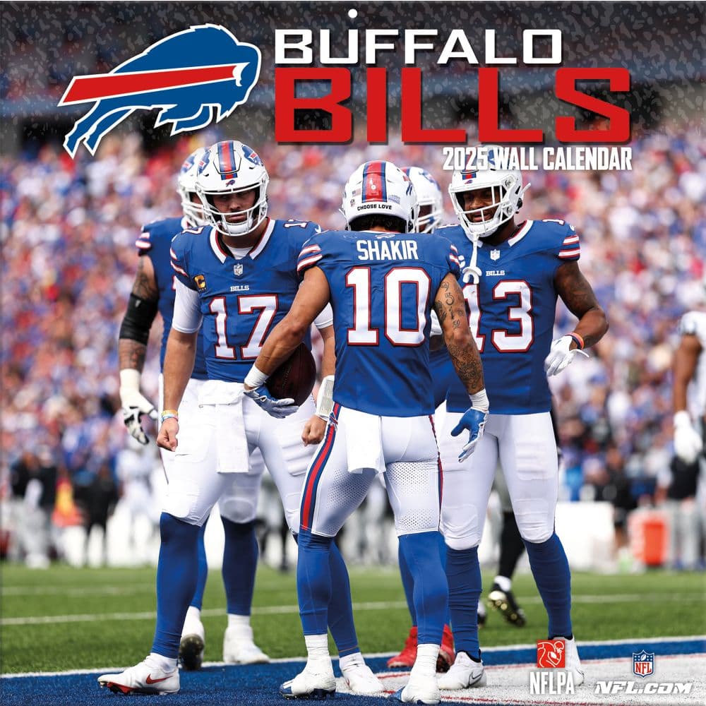 NFL Buffalo Bills 2025 Wall Calendar