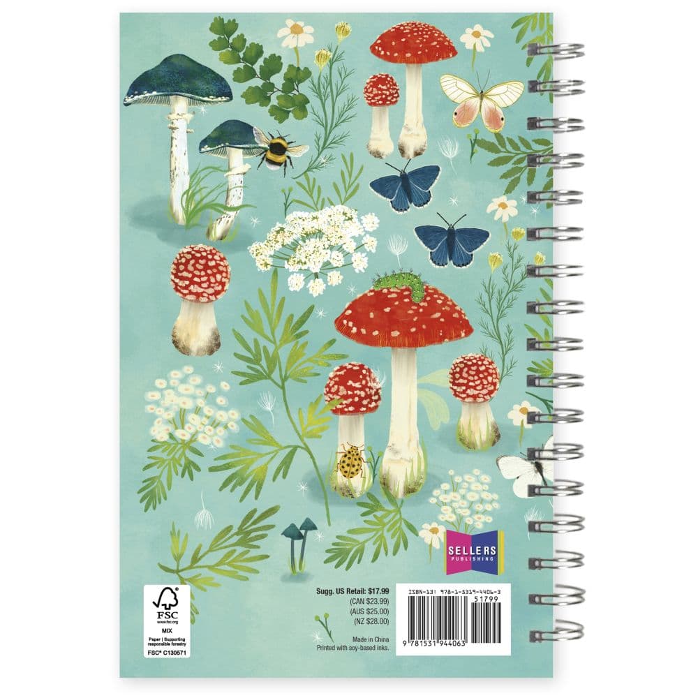 Designer Mushroom Garden Weekly 2026 Planner First Alternate Image