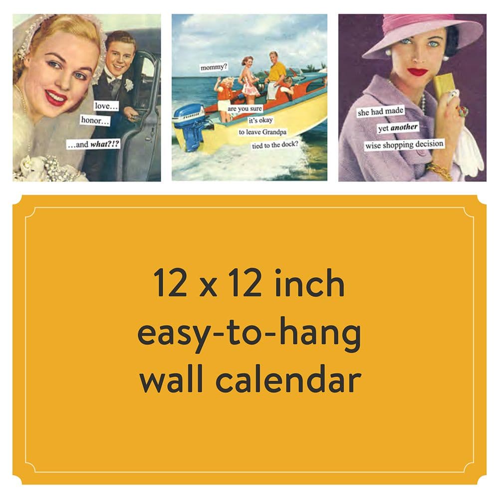 Anne Taintor 2025 Wall Calendar