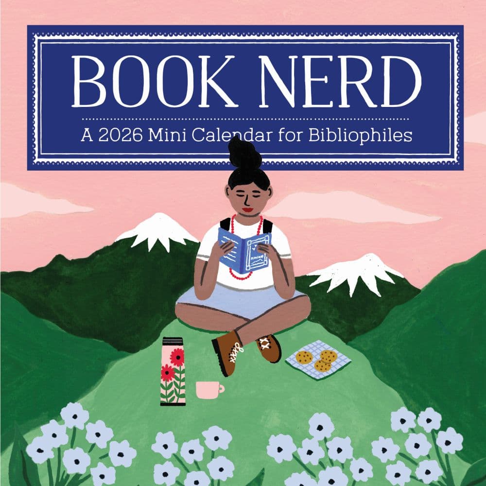 Book Nerd 2026 Mini Wall Calendar Main Image
