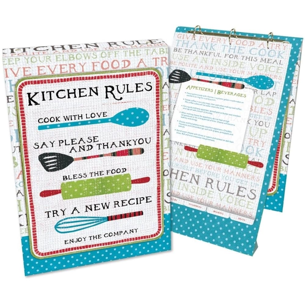 Kitchen Rules Vertical Recipe Card Album By Susan Winget - Calendars.com