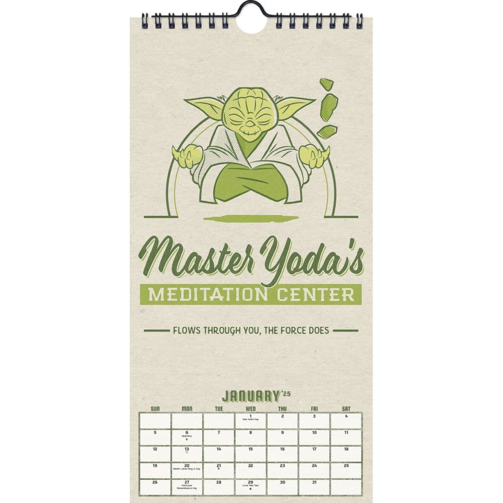 Star Wars 2025 Slim Wall Calendar