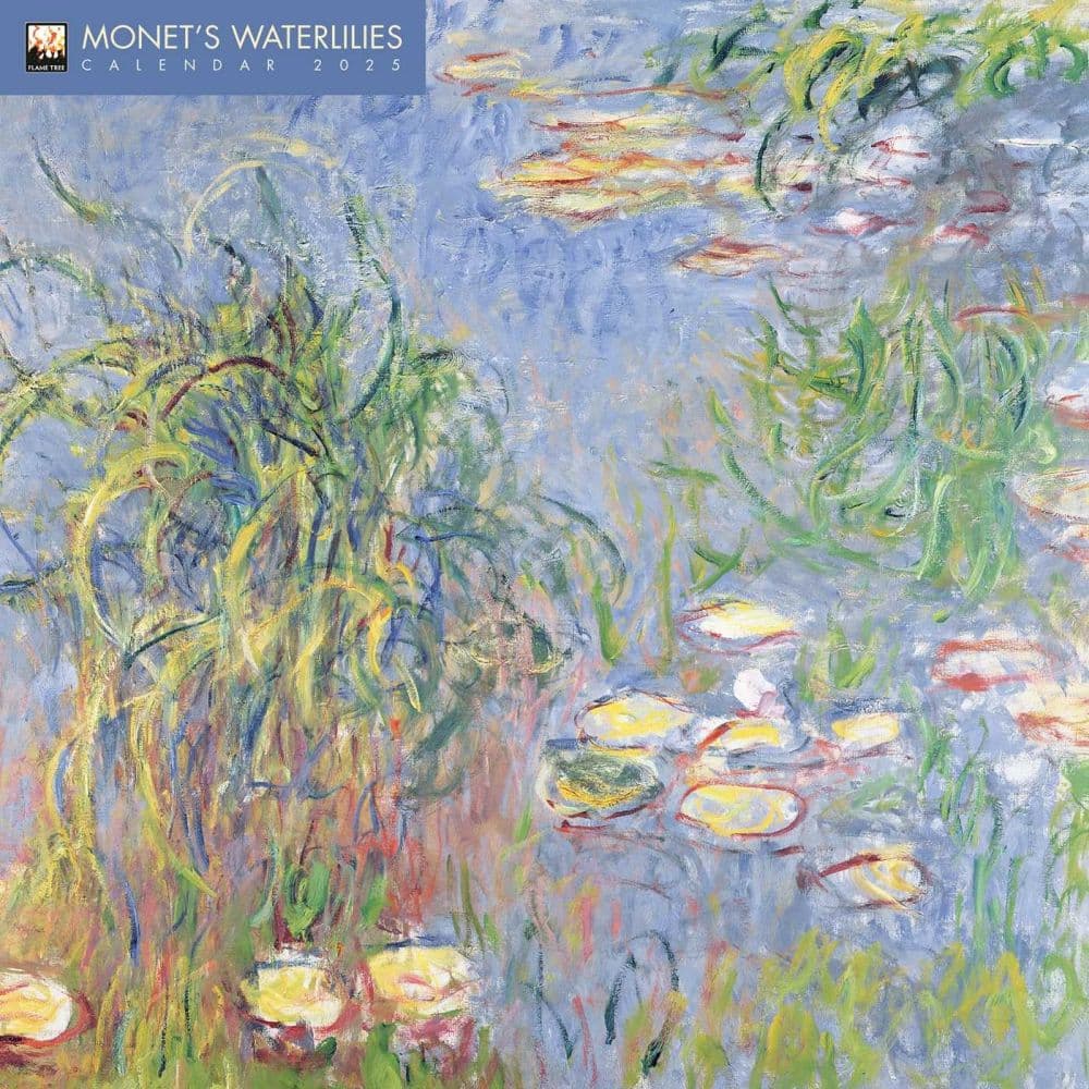 Water Lilies 2025 Wall Calendar