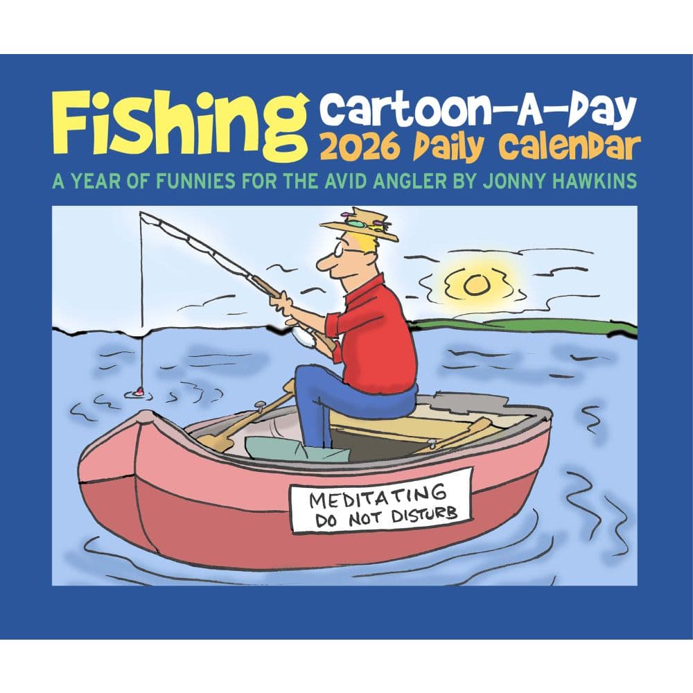 Fishing Cartoon A Day 2026 Desk Calendar Fourth Alternate Image
