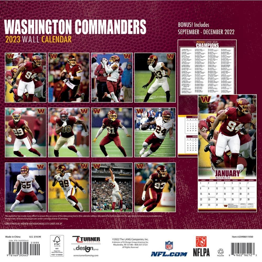 Washington Commanders release 2022-2023 schedule