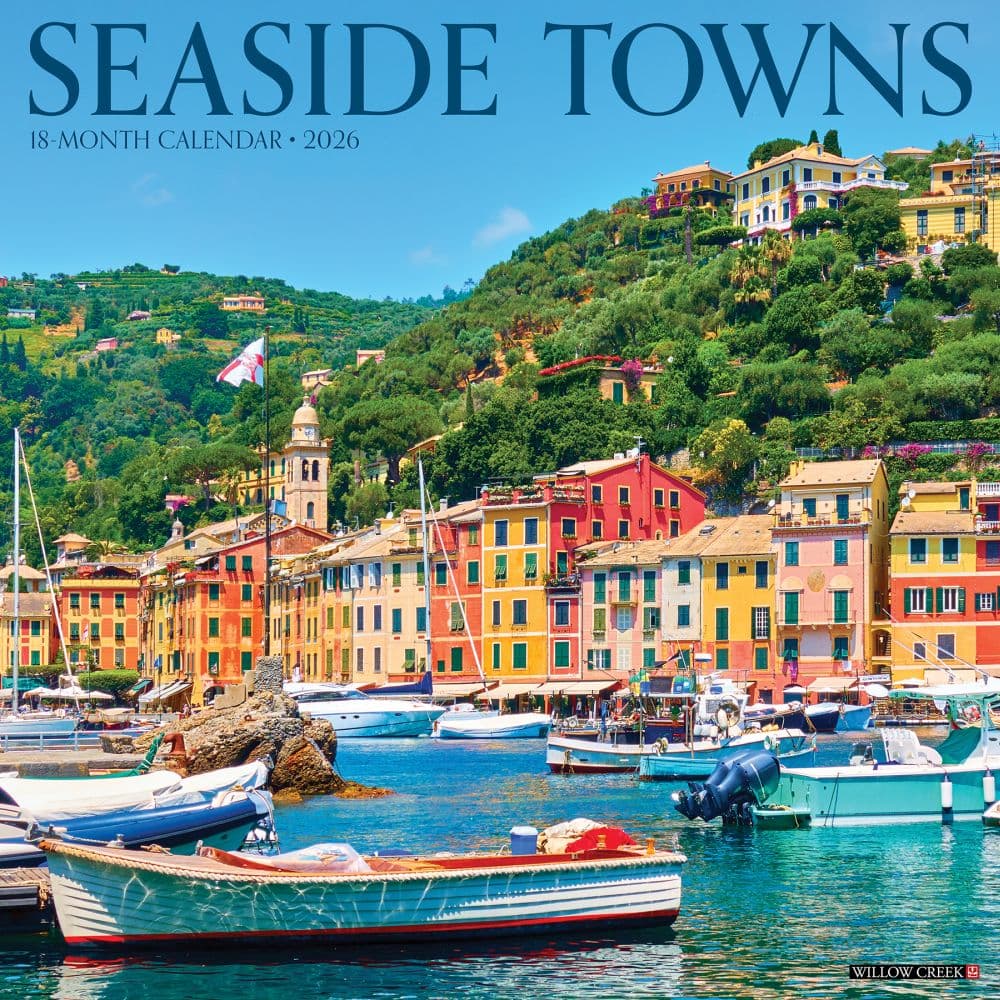 Seaside Towns 2026 Wall Calendar Main Product Image