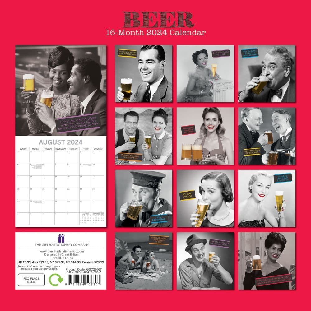 Beer 2024 Wall Calendar First Alternate Image width=&quot;1000&quot; height=&quot;1000&quot;
