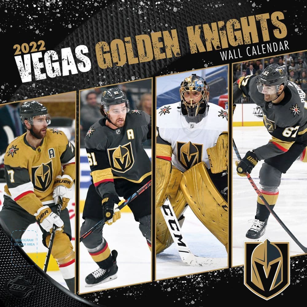 NHL Vegas Golden Knights 2022 Mini Wall Calendar
