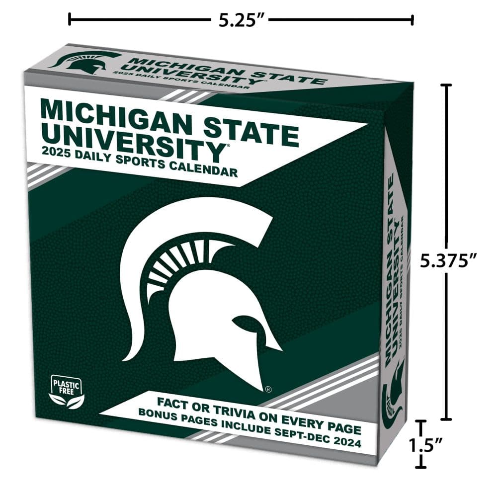 COL Michigan State Spartans 2025 Desk Calendar Fifth Alternate Image