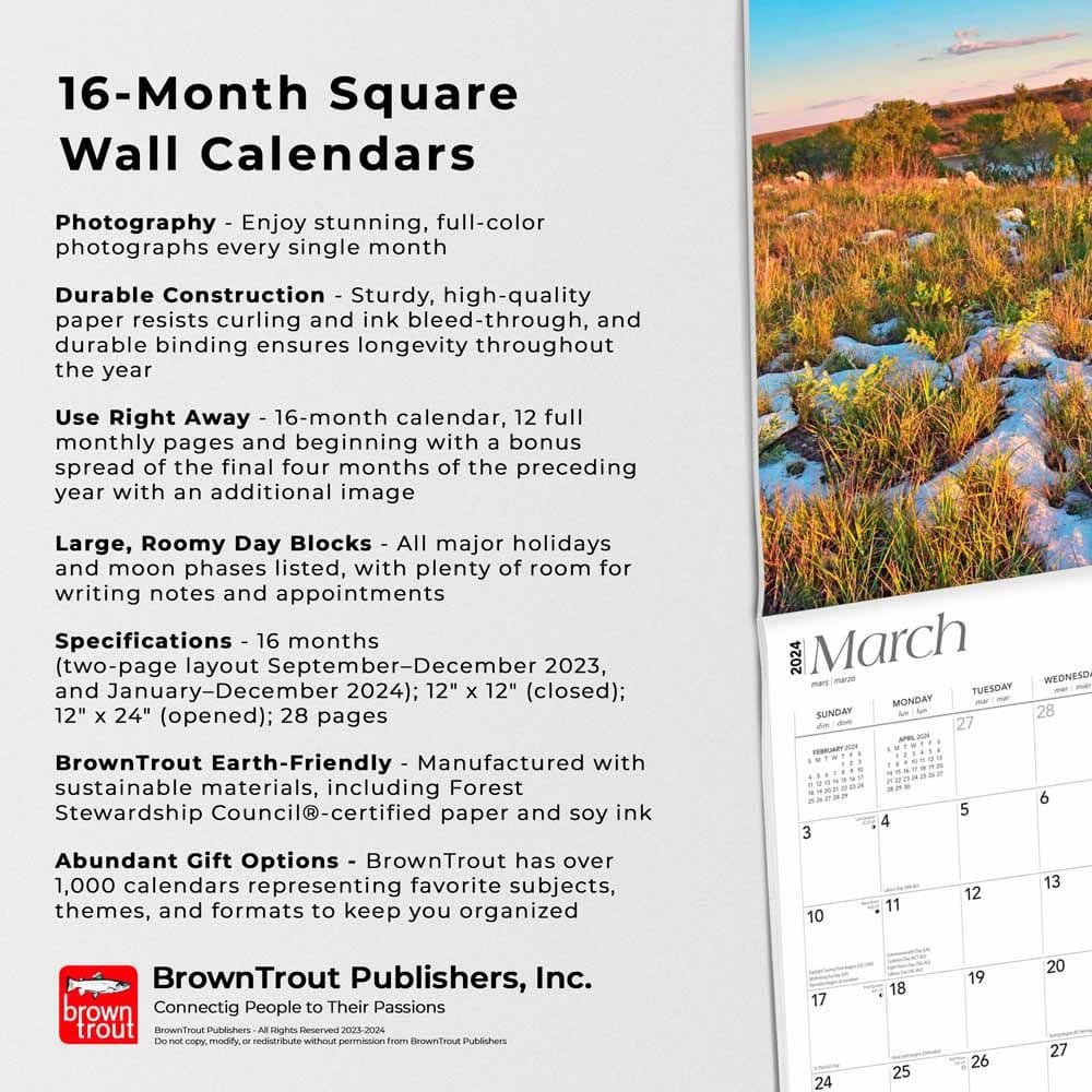 Kansas Wild and Scenic 2024 Wall Calendar Fourth Alternate  Image width=&quot;1000&quot; height=&quot;1000&quot;