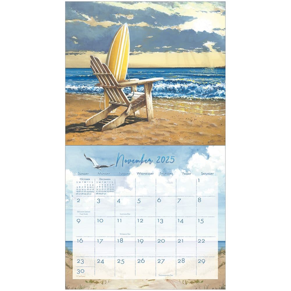 By The Sea 2025 Wall Calendar Second Alternate Image width=&quot;1000&quot; height=&quot;1000&quot;