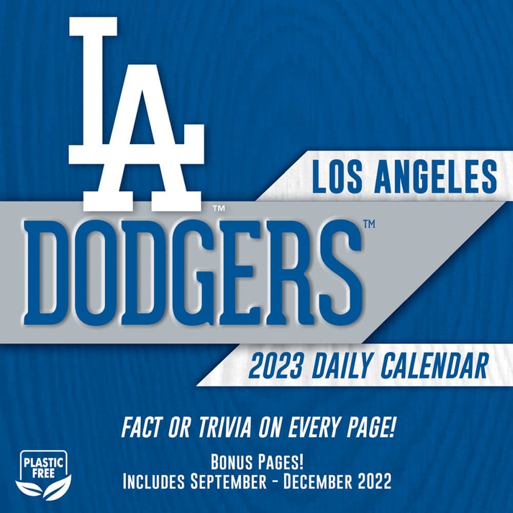 Los Angeles Dodgers 2023 Desk Calendar - Calendars.com