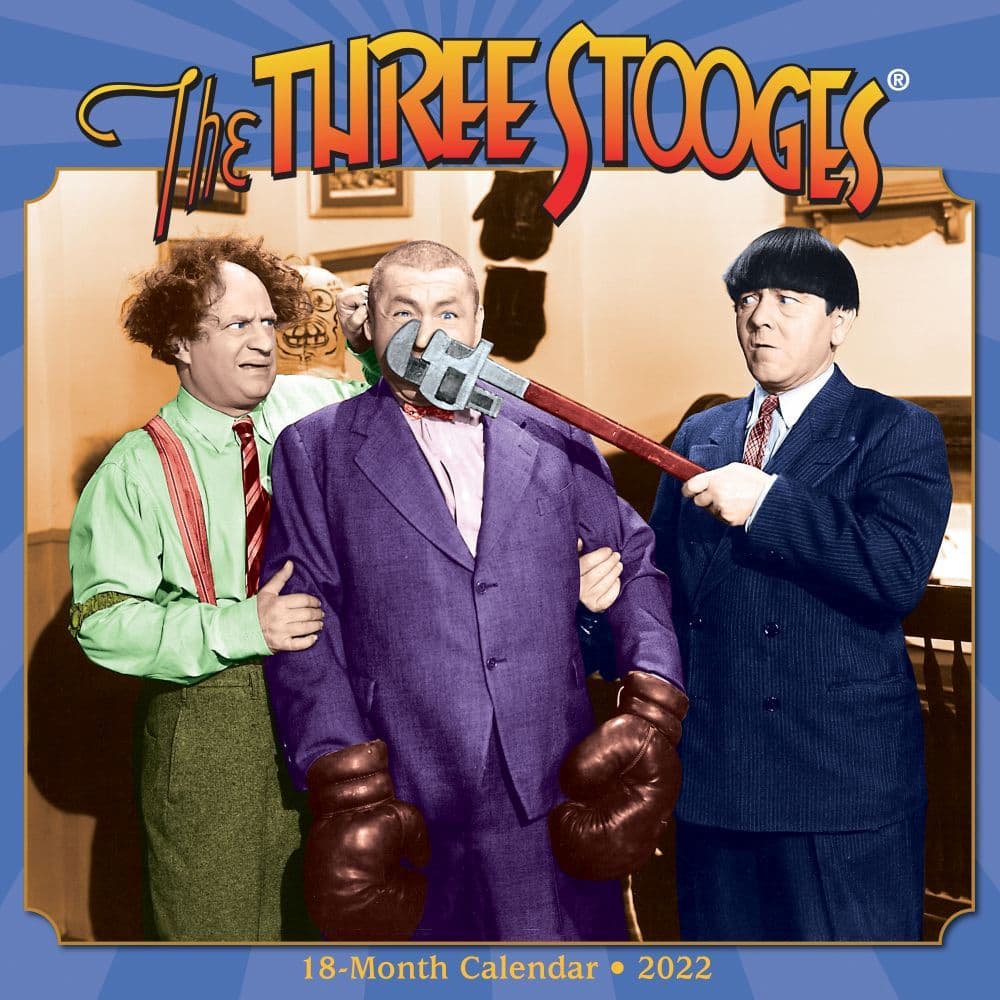 Three Stooges 2022 Wall Calendar